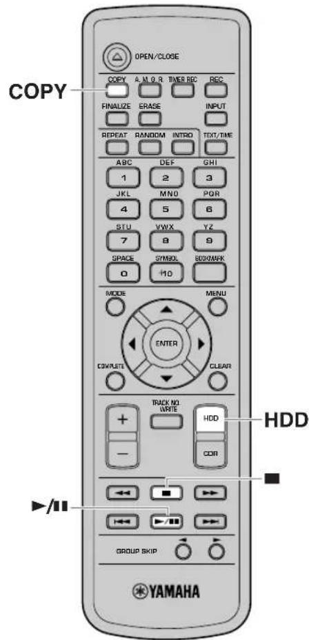 YAMAHA CDRHD1500 - Press POWER on the unit to turn it on. - 1