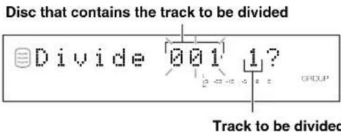 YAMAHA CDRHD1000 - Track Divide - 1