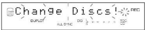 YAMAHA CDRHD1000 - Lorsque la copie du CD sur le disque dur est terminée, le message suivant s'affiche : - 1
