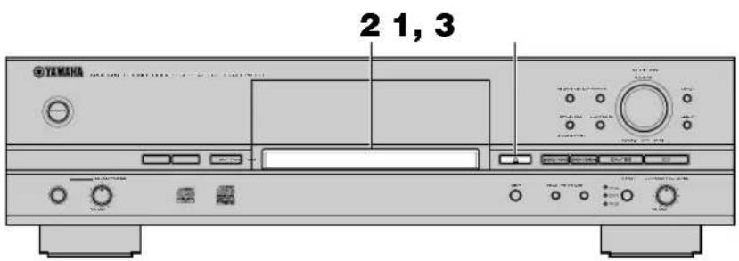 YAMAHA CDRHD1000 - Recording from an External Component onto a CD-R or CD-RW Disc - 1