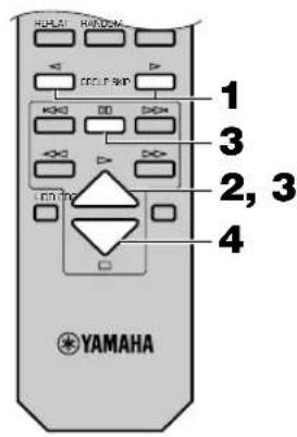 YAMAHA CDRHD1000 - Wiedergabe der Titel auf der Festplatte - 3