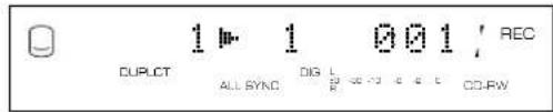 YAMAHA CDRHD1000 - Appuyez sur (OPEN/CLOSE de la télécommande) pour refermer le plateau. - 1