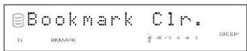 YAMAHA CDRHD1000 - ■To cancel all bookmarks - 1