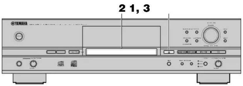 YAMAHA CDRHD1000 - Opnemen vanaf een externe component op een cd-r-disc of cd-rw-disc - 1
