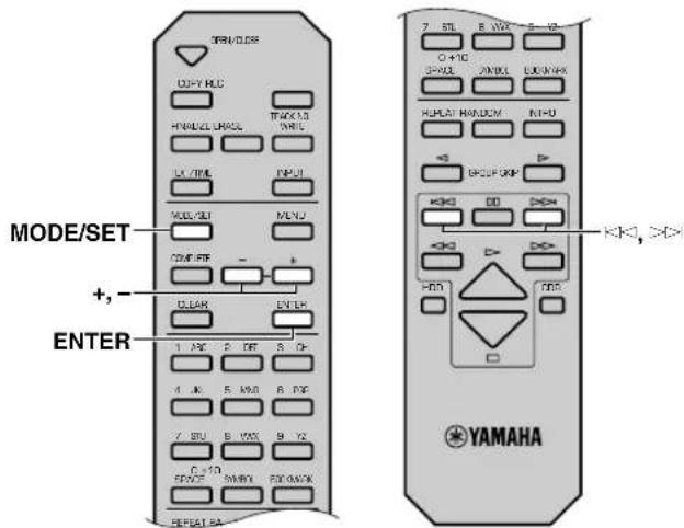 YAMAHA CDRHD1000 - Inställning av kopieringsssättet - 2