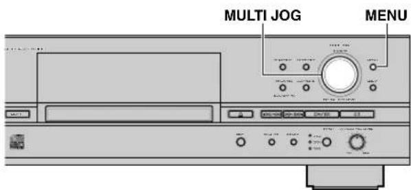 YAMAHA CDRHD1000 - Impostazione del menu copia - 1