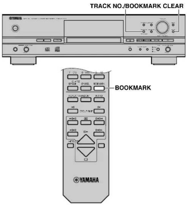 YAMAHA CDRHD1000 - Bookmark - 1