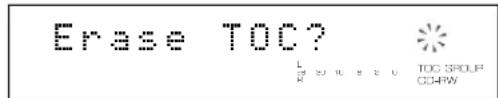 YAMAHA CDRHD1000 - TOC Erase - 1
