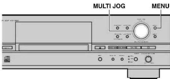 YAMAHA CDRHD1000 - Définition des paramètres du menu de copie - 1