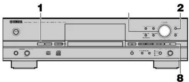 YAMAHA CDRHD1000 - SPÄRREDIGERING - 1