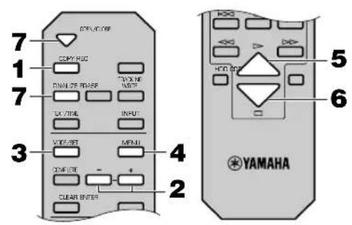 YAMAHA CDRHD1000 - Note - 5