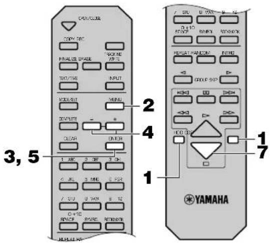 YAMAHA CDRHD1000 - ALBUM EDITING - 2