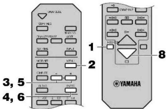 YAMAHA CDRHD1000 - DISC BEWERKEN - 2
