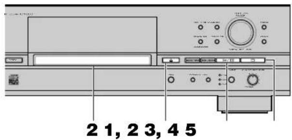 YAMAHA CDRHD1000 - Wiedergabe einer CD - 1