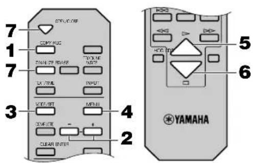 YAMAHA CDRHD1000 - Remarque - 6