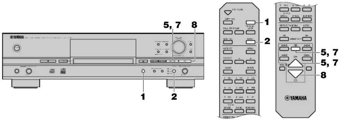 YAMAHA CDRHD1000 - ■Als een neue cd-r-disc of cd-rw-disc is geplaatst - 2