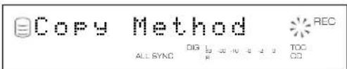YAMAHA CDRHD1000 - Kies het menu-item dat u wilt instellen door de MULTI JOG-knop te draaien (op +/- op de afstandsbediening te drukken). - 1