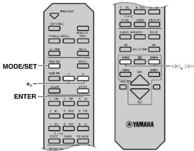 YAMAHA CDRHD1000 - Ajuste del modo de copia - 2