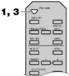 YAMAHA CDRHD1000 - Opnemen vanaf een externe component op een cd-r-disc of cd-rw-disc - 2