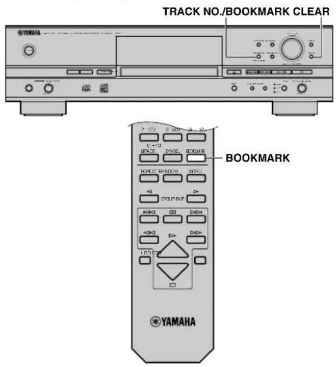 YAMAHA CDRHD1000 - Bookmark - 1