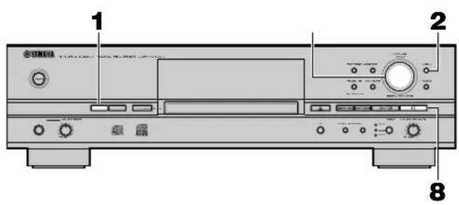 YAMAHA CDRHD1000 - EDICION DE PISTAS - 1