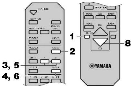 YAMAHA CDRHD1000 - DISC EDITING - 2
