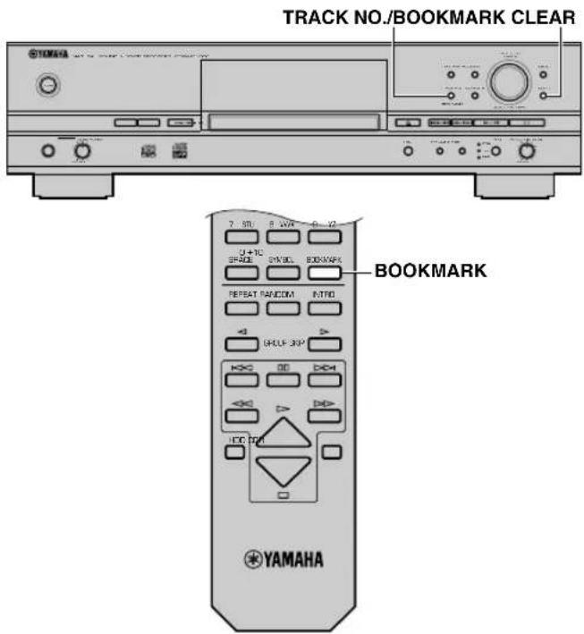 YAMAHA CDRHD1000 - Forattlaggatttettbokmärke - 1