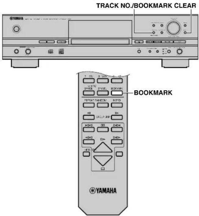YAMAHA CDRHD1000 - Bookmark - 1