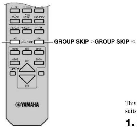 YAMAHA CDRHD1000 - Setting the Recording Mode - 2
