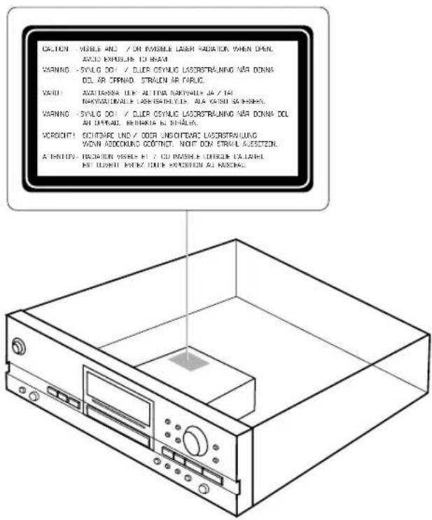 YAMAHA CDRHD1000 - ATTENTION - 3