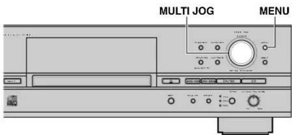 YAMAHA CDRHD1000 - Ajuste del menu de copia - 1