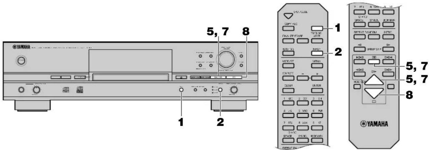 YAMAHA CDRHD1000 - Remarque - 4