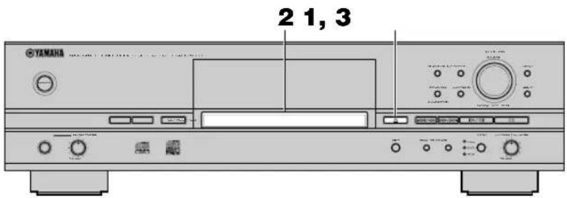 YAMAHA CDRHD1000 - Inspelning frän en Separate komponent på en CD-R- eller CD-RW-skiva - 1