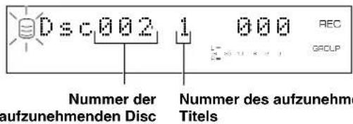 YAMAHA CDRHD1000 - Drucken Sie die Taste REC. - 1