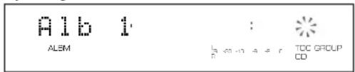 YAMAHA CDRHD1000 - Weergeven van een aangemaakt album - 1