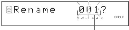 YAMAHA CDRHD1000 - Album Rename - 1