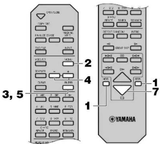 YAMAHA CDRHD1000 - MONTAGE D'ALBUMS - 2