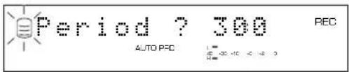 YAMAHA CDRHD1000 - När man valt "Auto Period" - 1