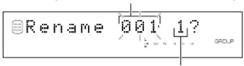 YAMAHA CDRHD1000 - Track Rename - 1