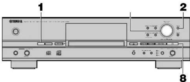 YAMAHA CDRHD1000 - DISC BEWERKEN - 1