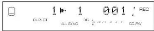 YAMAHA CDRHD1000 - Press  (OPEN/CLOSE on the remote control) to close the disc tray. - 1