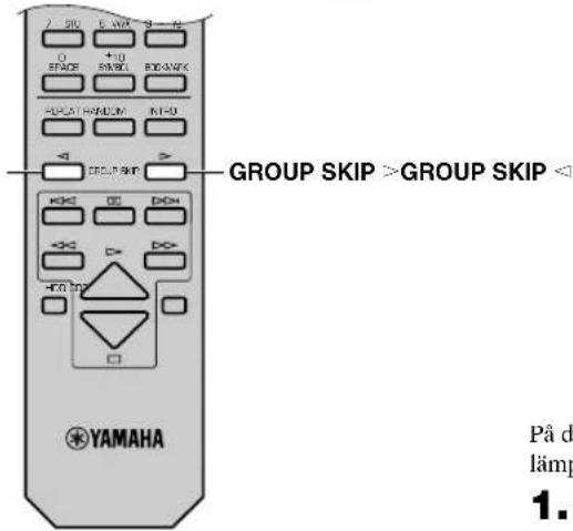YAMAHA CDRHD1000 - Inställning av inspelningsssättet - 2