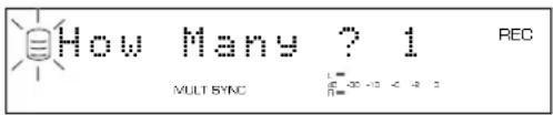 YAMAHA CDRHD1000 - ■ Als "Multi Sync." is gekozen - 1
