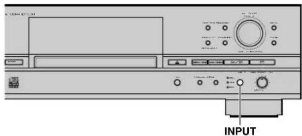 YAMAHA CDRHD1000 - Selecting an Input Source - 1