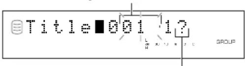 YAMAHA CDRHD1000 - Track Title - 1