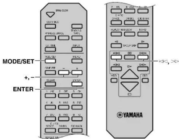YAMAHA CDRHD1000 - Selection du mode de copie - 2