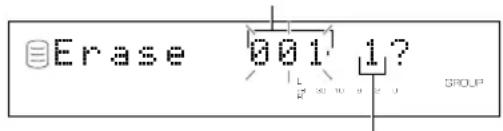 YAMAHA CDRHD1000 - Track Erase - 1