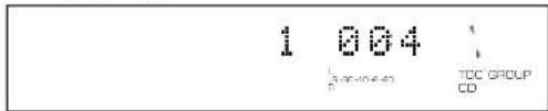 YAMAHA CDRHD1000 - Group number, track number and elapsed time of the track being played - 2