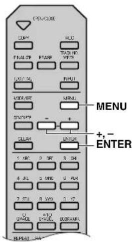 YAMAHA CDRHD1000 - Ajuste del menu de copia - 2
