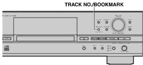 YAMAHA CDRHD1000 - Handmatig trackmarkeren - 1